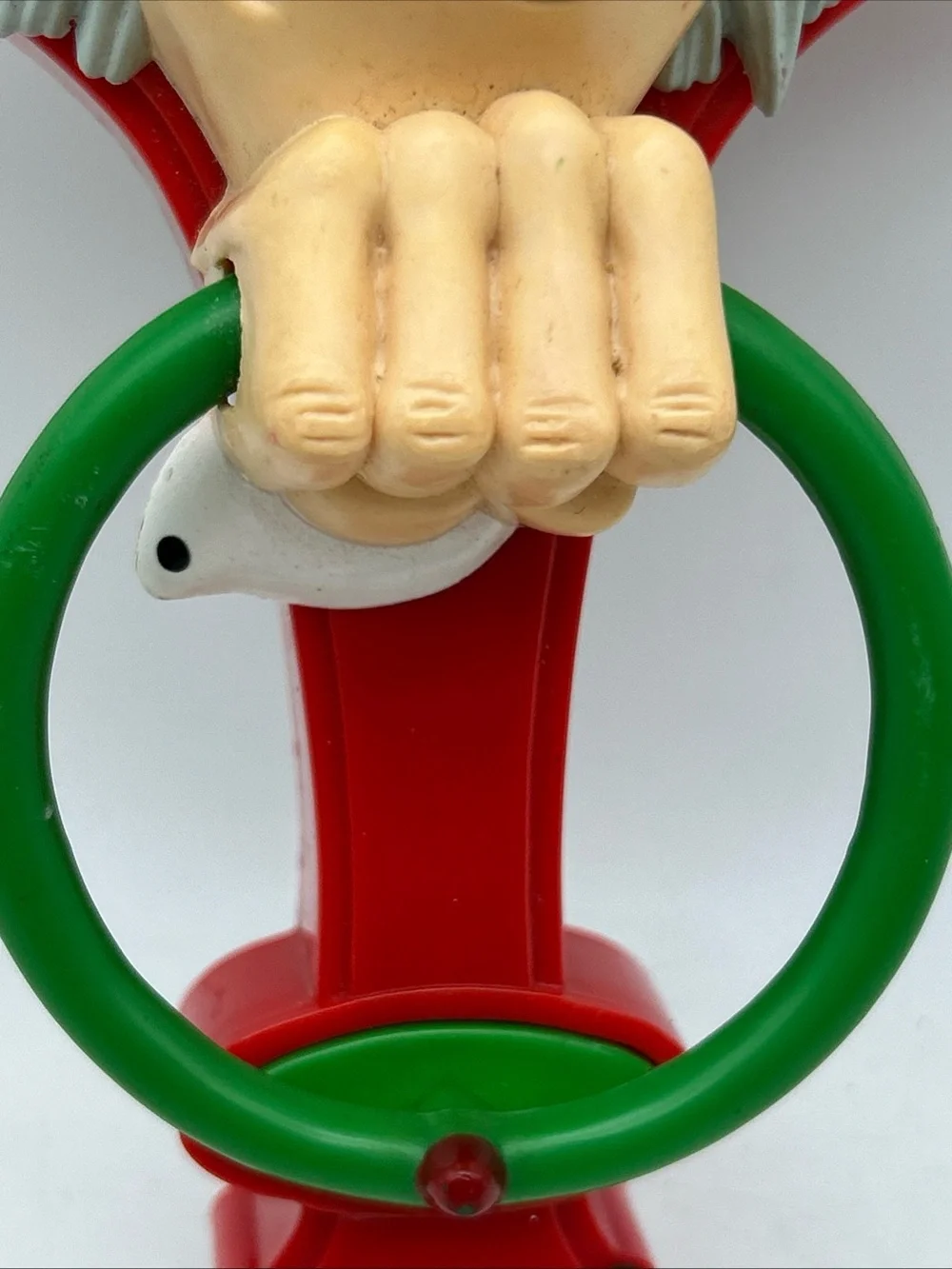Vtg 10” Talking Scrooge Christmas Door Knocker Trendmasters Inc. Holiday Decor